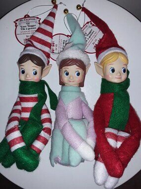 2025 Mr. Christmas Elf Knee Huggers NWT - Retro Holiday Decor Cute TLC